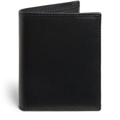 Comme Des Garçons Wallet Leather Logo Bifold Wallet - Image 1