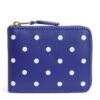 Comme Des Garçons Wallet Leather Polka-Dot Zipped Wallet - Image 1
