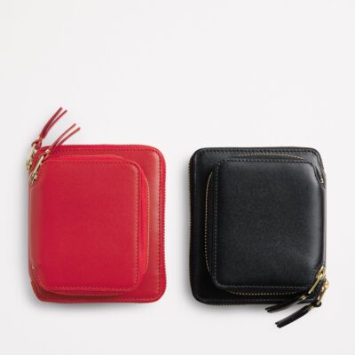 Comme Des Garçons Wallet Leather Zipped Wallet - Image 3