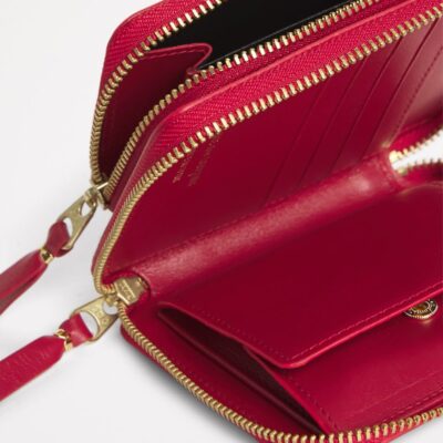 Comme Des Garçons Wallet Leather Zipped Wallet - Image 4