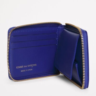 Comme Des Garçons Wallet Leather Polka-Dot Zipped Wallet - Image 4