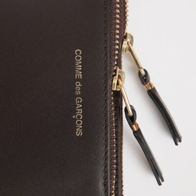 Comme Des Garçons Wallet Medium Leather Outside Pocket Wallet - Image 4