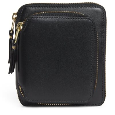 Comme Des Garçons Wallet Medium Leather Logo Wallet - Image 4