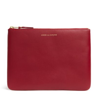 Comme Des Garçons Wallet Medium Leather Outside Pocket Wallet - Image 5