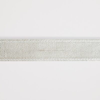 Comme Des Garçons Wallet Metallic Leather Buckle Belt - Image 5