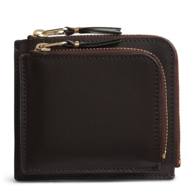 Comme Des Garçons Wallet Small Leather Outside Pocket Wallet - Image 1