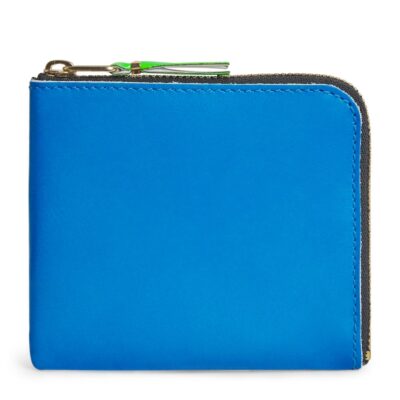 Comme Des Garçons Wallet Small Leather Super Fluo Wallet - Image 1
