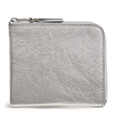 Comme Des Garçons Wallet Small Leather Half-Zip Wallet - Image 1