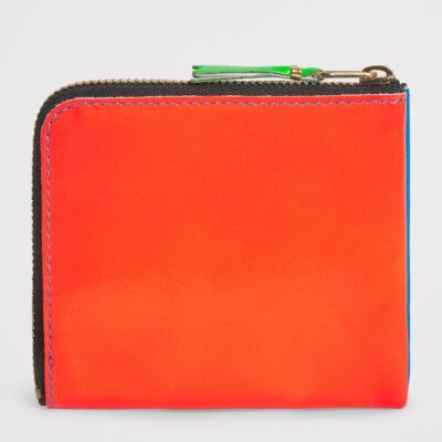 Comme Des Garçons Wallet Small Leather Super Fluo Wallet - Image 2