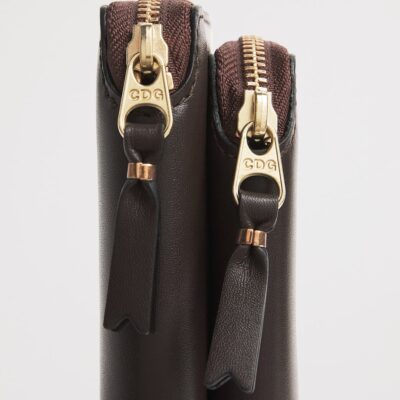 Comme Des Garçons Wallet Small Leather Vertical Outside Pocket Wallet - Image 3