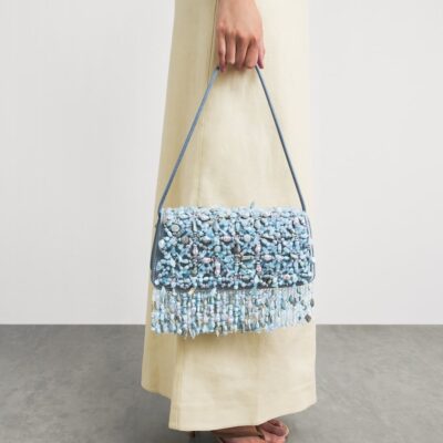 Cult Gaia Embellished Idalia Shoulder Bag - Image 4