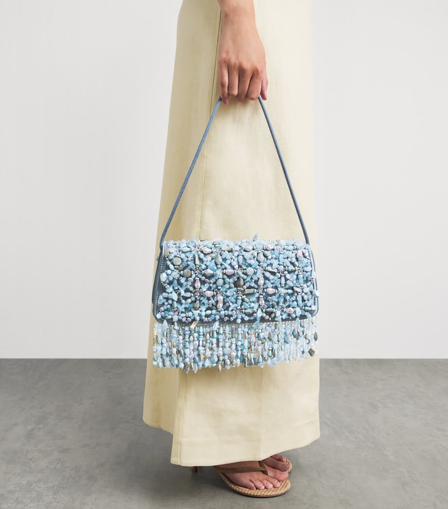 Cult Gaia Embellished Idalia Shoulder Bag - Image 4