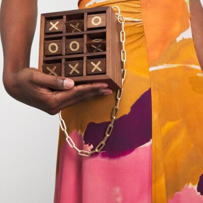 Cult Gaia Tic Tac Toe Clutch Bag - Image 4