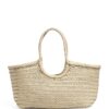 DRAGON DIFFUSION Large Leather Woven Nantucket Tote Bag - Image 1