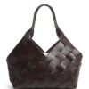 DRAGON DIFFUSION Leather Woven Castello Shoulder Bag - Image 1