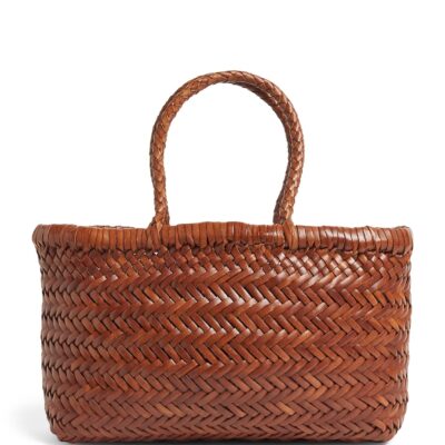 DRAGON DIFFUSION Mini Leather Flat Gora Tote Bag - Image 1