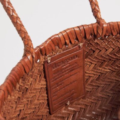 DRAGON DIFFUSION Mini Leather Flat Gora Tote Bag - Image 5
