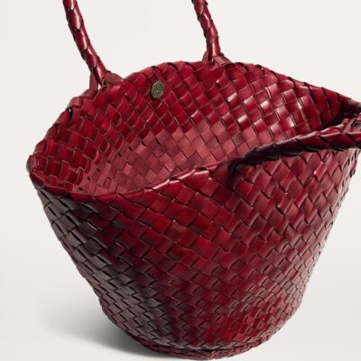 DRAGON DIFFUSION Small Leather Egola Tote Bag - Image 4