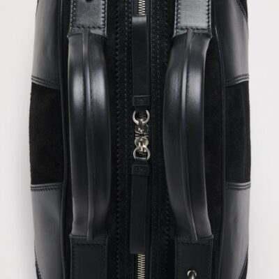 DRIES VAN NOTEN Leather-Suede Duffle Bag - Image 5