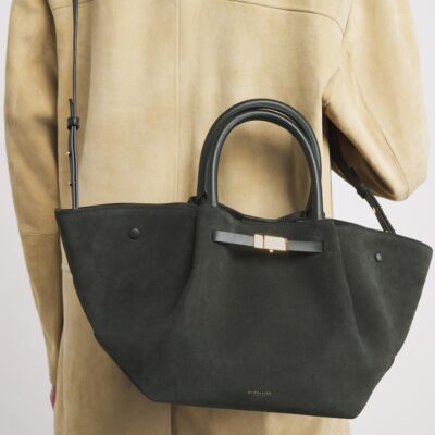 Demellier Medium Suede New York Tote Bag - Image 2