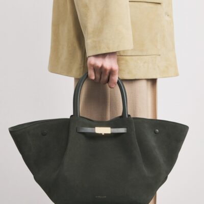Demellier Medium Suede New York Tote Bag - Image 5