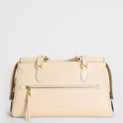 Dolce&Gabbana Calfskin Embellished Vittoria Shoulder Bag - Image 4