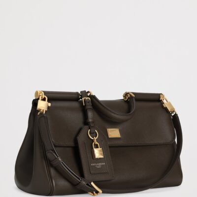 Dolce&Gabbana Calfskin My Sicily Shoulder Bag - Image 3
