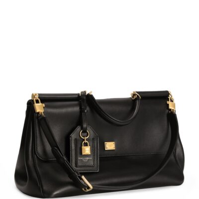 Dolce&Gabbana Calfskin My Sicily Shoulder Bag - Image 5