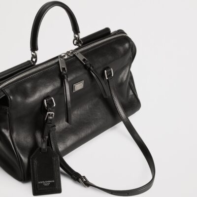 Dolce&Gabbana Calfskin Vittoria Shoulder Bag - Image 3