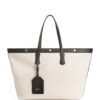Dolce&Gabbana Canvas-Calfskin Tote Bag - Image 1
