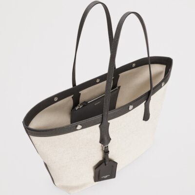 Dolce&Gabbana Canvas-Calfskin Tote Bag - Image 4