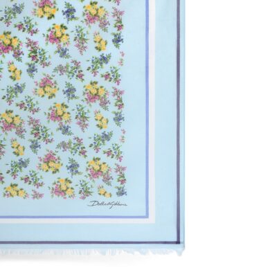 Dolce&Gabbana Cotton Floral Pareo Scarf - Image 2
