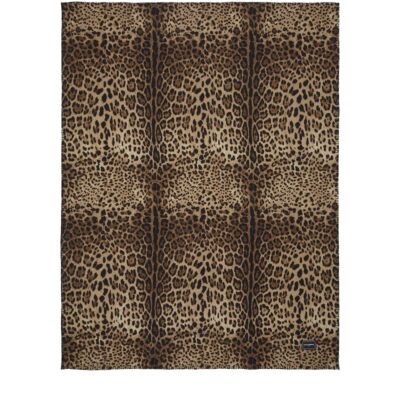 Dolce&Gabbana Cotton Leopard Print Foulard - Image 5