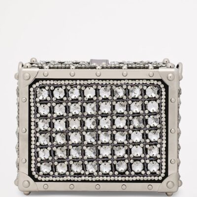 Dolce&Gabbana Crystal-Embellished Shoulder Bag - Image 3