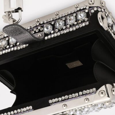 Dolce&Gabbana Crystal-Embellished Shoulder Bag - Image 4