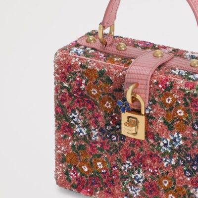 Dolce&Gabbana Embellished Dolce Box Top-Handle Bag - Image 5