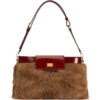 Dolce&Gabbana Fur and Leather Vittoria Shoulder Bag - Image 1
