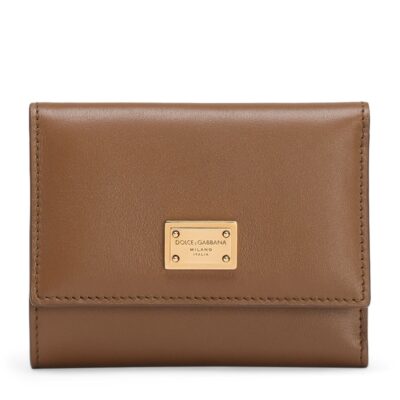 Dolce&Gabbana Grained Calfskin French Flap Wallet - Image 1
