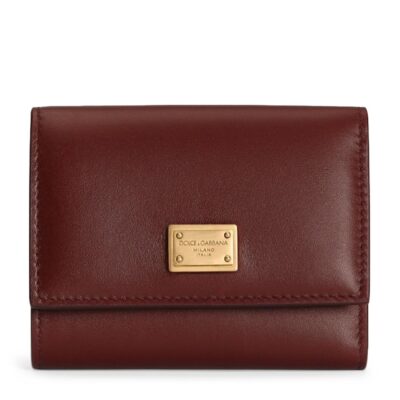 Dolce&Gabbana Grained Calfskin French Flap Wallet - Image 4