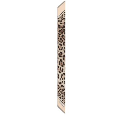 Dolce&Gabbana KIM DOLCE&GABBANA Leopard Print Twill Headscarf - Image 1