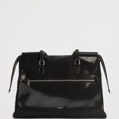 Dolce&Gabbana Leather-Blend Top-Handle Bag - Image 5