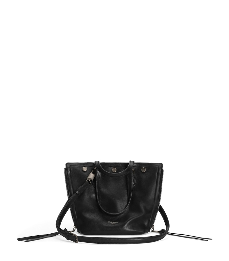 Dolce&Gabbana Leather Atene Tote Bag - Image 1