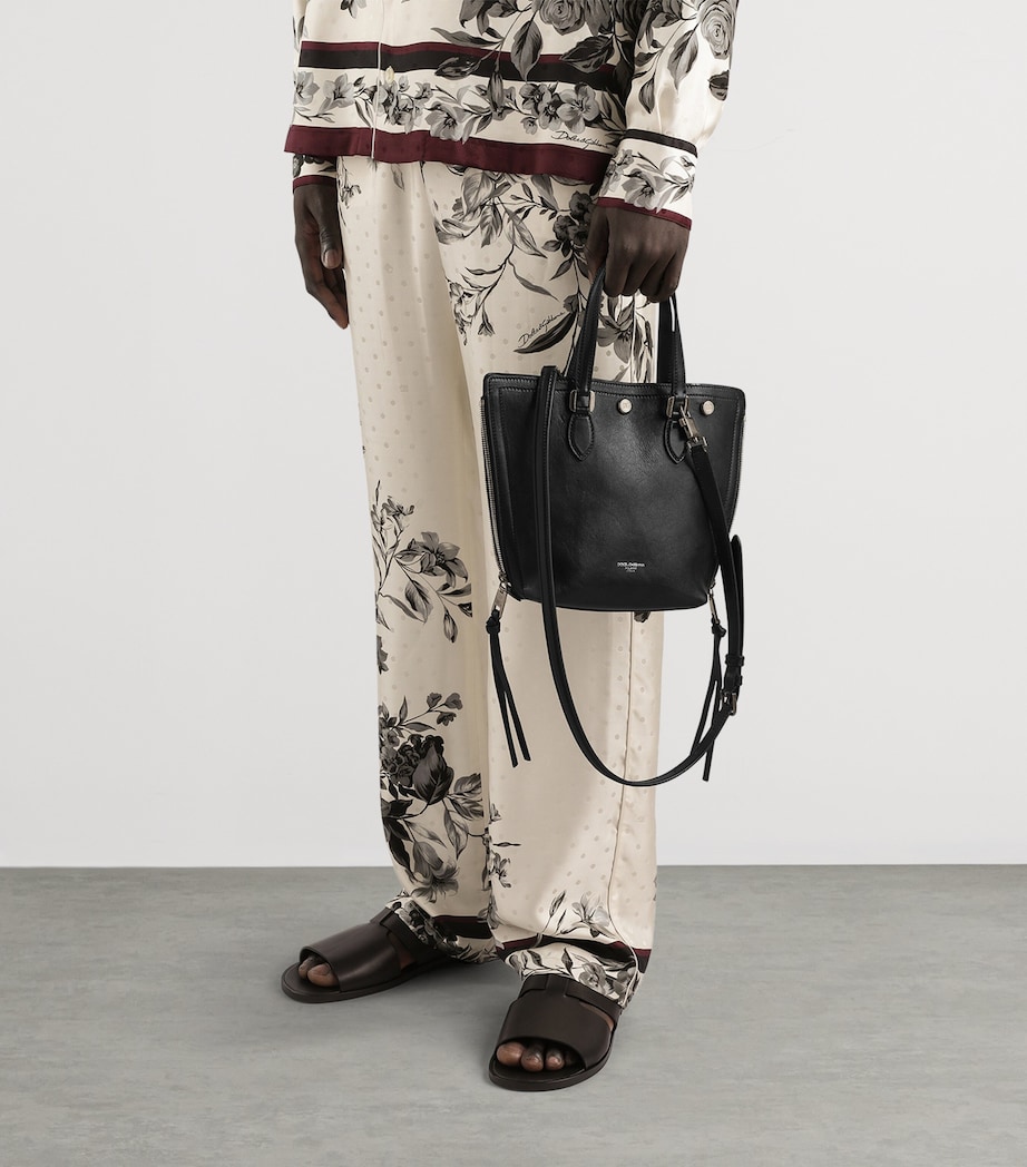 Dolce&Gabbana Leather Atene Tote Bag - Image 2
