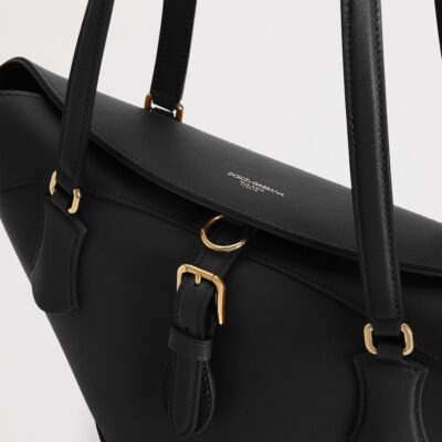 Dolce&Gabbana Leather Capri Shoulder Bag - Image 5