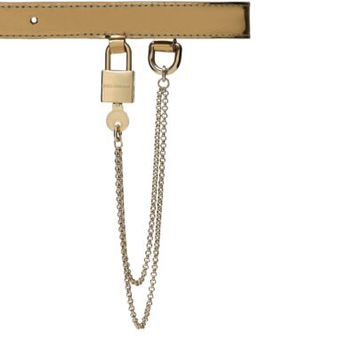 Dolce&Gabbana Leather Chain Belt - Image 3