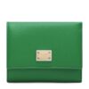 Dolce&Gabbana Leather Dauphine Flap Wallet - Image 1