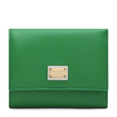 Dolce&Gabbana Leather Dauphine Flap Wallet - Image 1