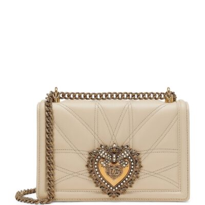 Dolce&Gabbana Leather Devotion Shoulder Bag - Image 1