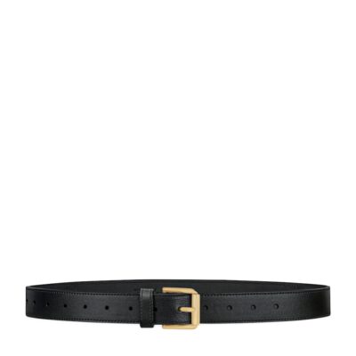 Dolce&Gabbana Leather Logo Belt - Image 2