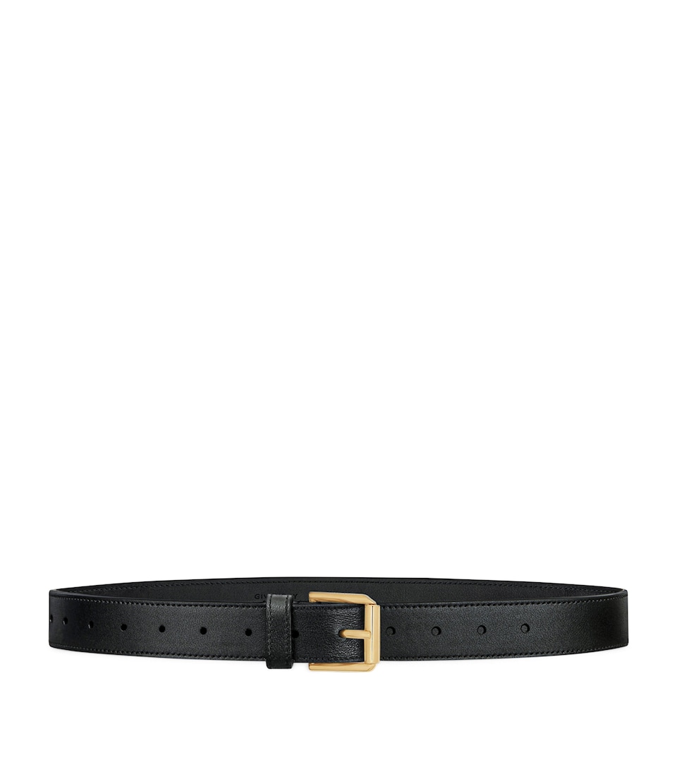 Dolce&Gabbana Leather Logo Belt - Image 2